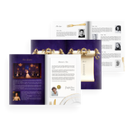 Belle & The Brute Program Canva Template - A4