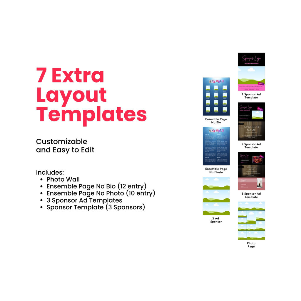 Naughty Program Canva Template - A4
